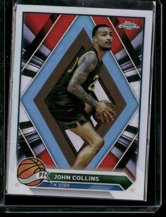 2023-24 Topps Chrome #102 John Collins Refractors