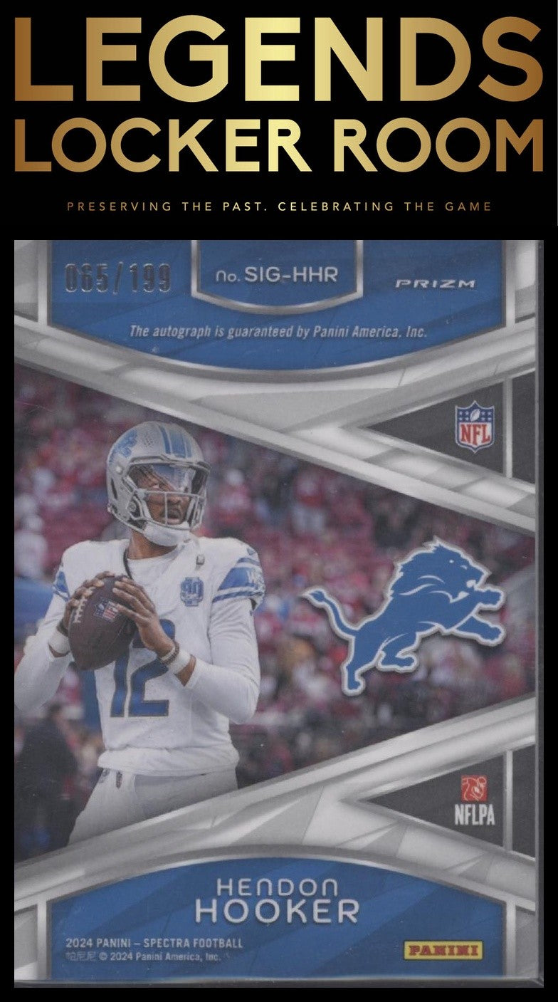 2024 Panini Spectra #122 Hendon Hooker Signatures /199