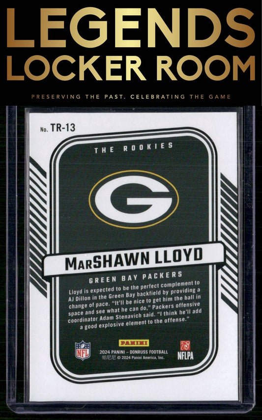 2024 Donruss #TR-13 MarShawn Lloyd The Rookies