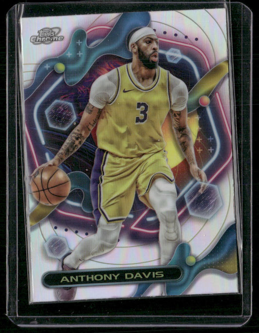 2023-24 Topps Chrome Cosmic #198 Anthony Davis Refractors