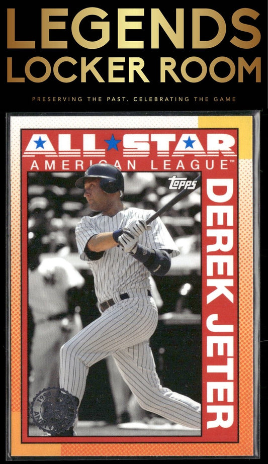 2025 Topps #90AS-22a Derek Jeter 1990 Topps Baseball 35th Anniversary All-Stars