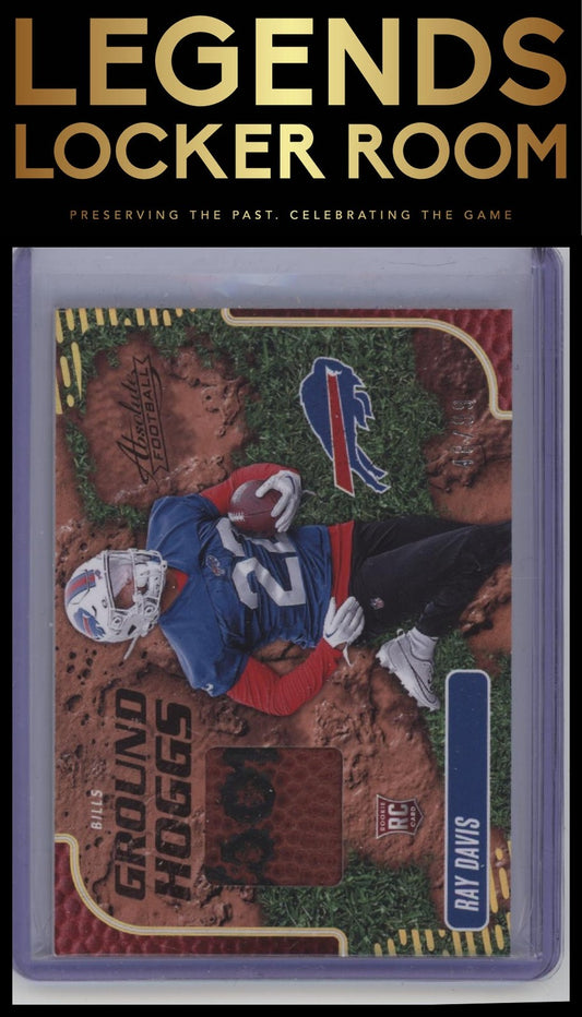 2024 Panini Absolute #GHM-RDS Ray Davis Ground Hoggs Materials Gold #/99