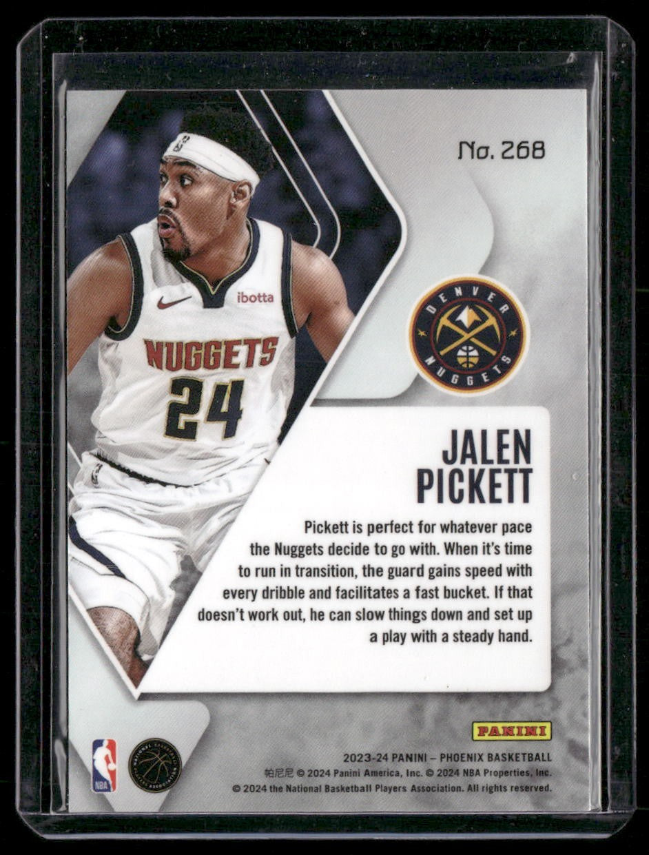 2023-24 Panini Phoenix #268 Jalen Pickett