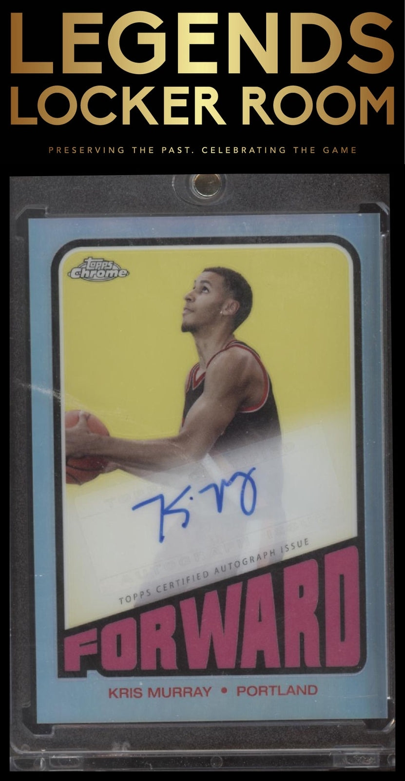 2023-24 Topps Chrome #TA-KM Kris Murray 1972 Topps Autograph Refractors