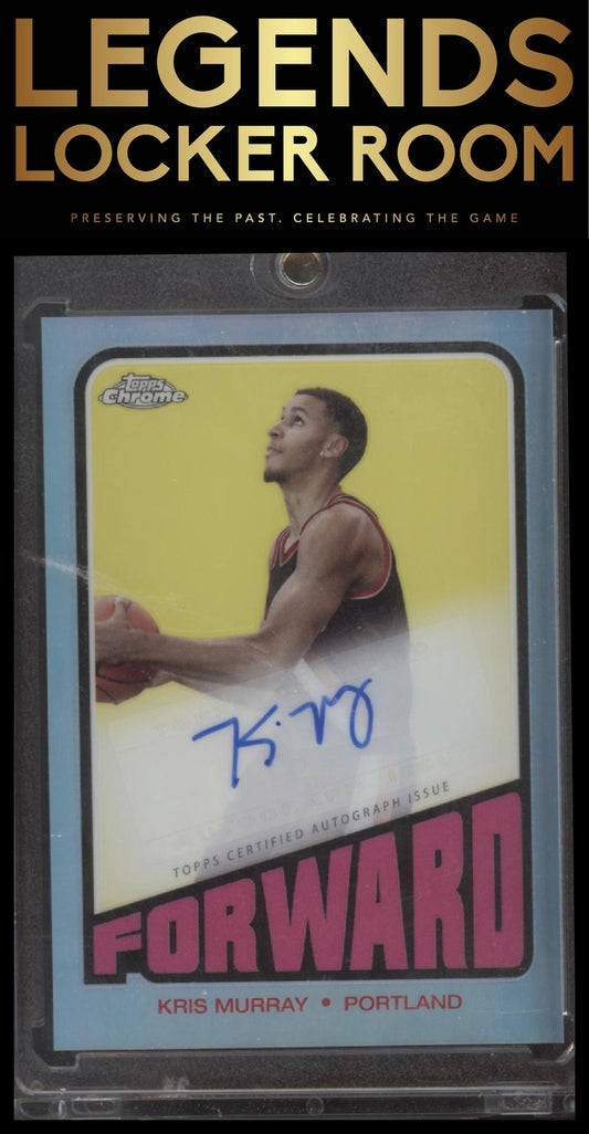 2023-24 Topps Chrome #TA-KM Kris Murray 1972 Topps Autograph Refractors