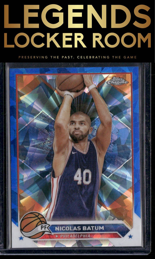 2023-24 Topps Chrome Sapphire #113 Nicolas Batum