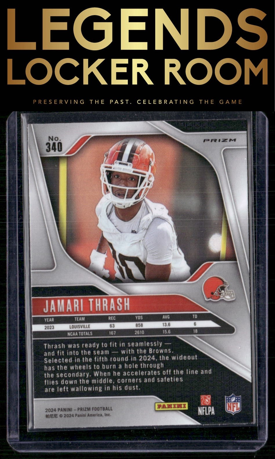 2024 Panini Prizm #340 Jamari Thrash Silver