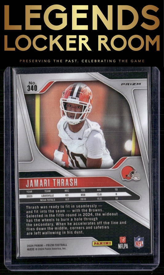 2024 Panini Prizm #340 Jamari Thrash Silver