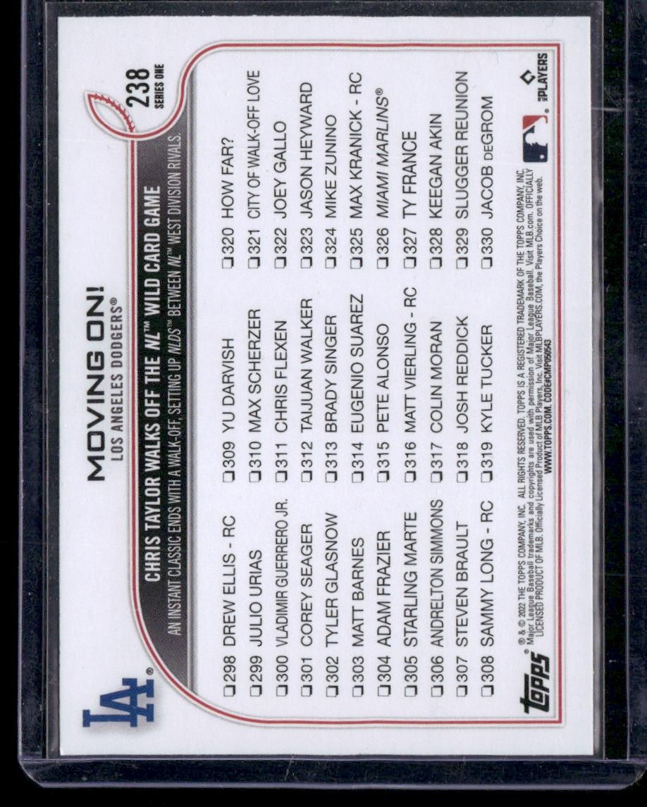 2022 Topps #238 Moving On! Independence Day #/76