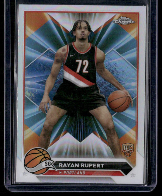 2023-24 Topps Chrome #155 Rayan Rupert Refractors