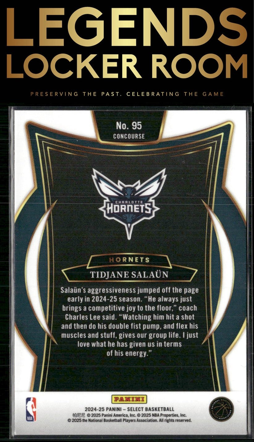 2024-25 Panini Select #95 Tidjane Salaun