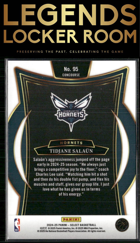 2024-25 Panini Select #95 Tidjane Salaun
