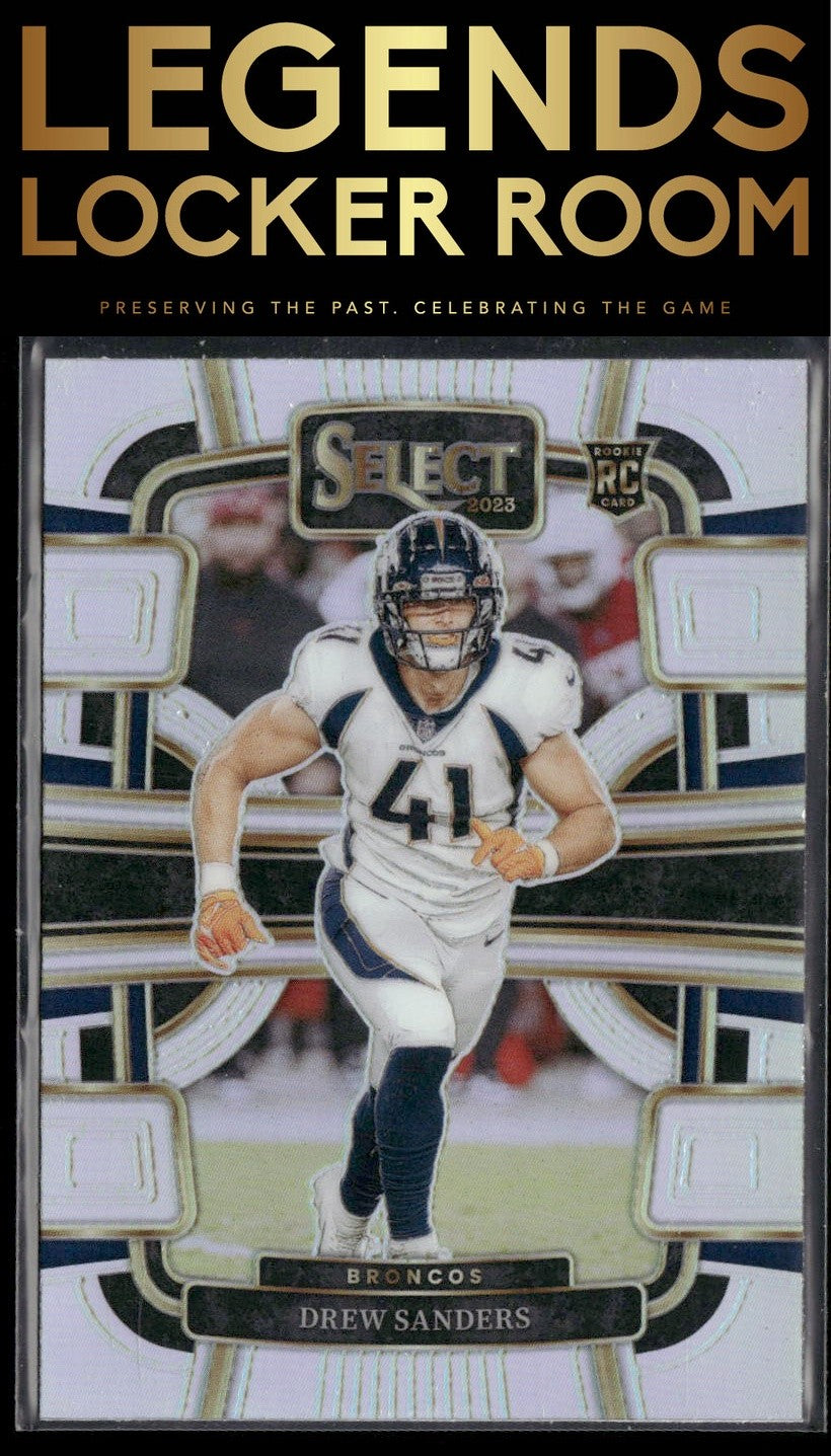 2023 Panini Select #30 Drew Sanders Silver Prizms