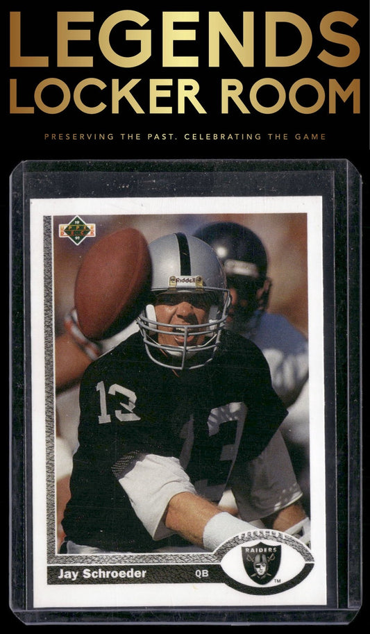 1991 Upper Deck #191c Jay Schroeder