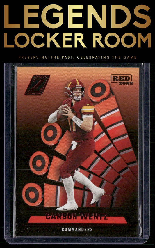 2022 Zenith #23 Carson Wentz Red Zone