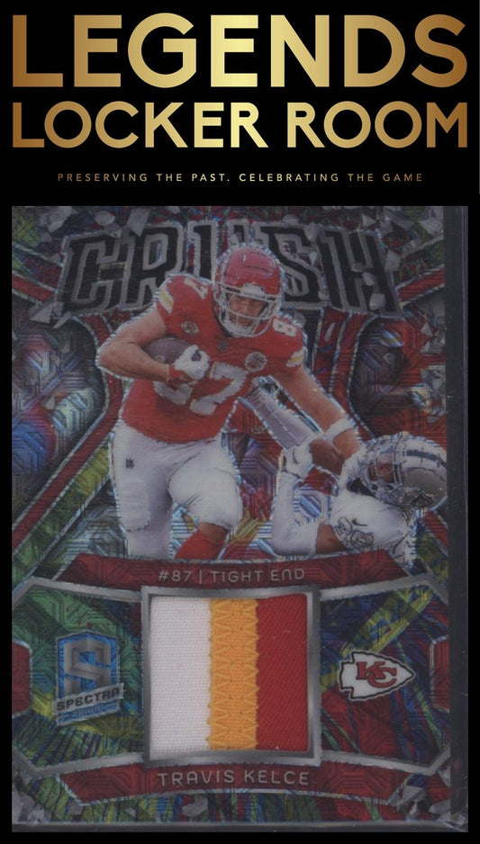 2024 Panini Spectra #CRU-TKE Travis Kelce Crush Meta #/25