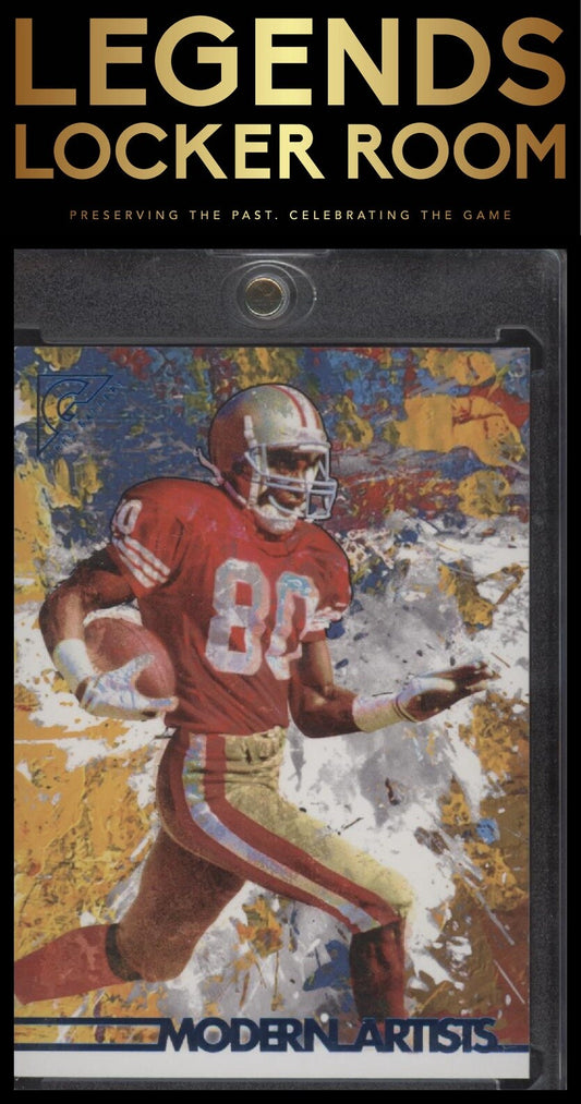 2023 Topps Composite #MA-12 Jerry Rice Modern Artists Blue #/99