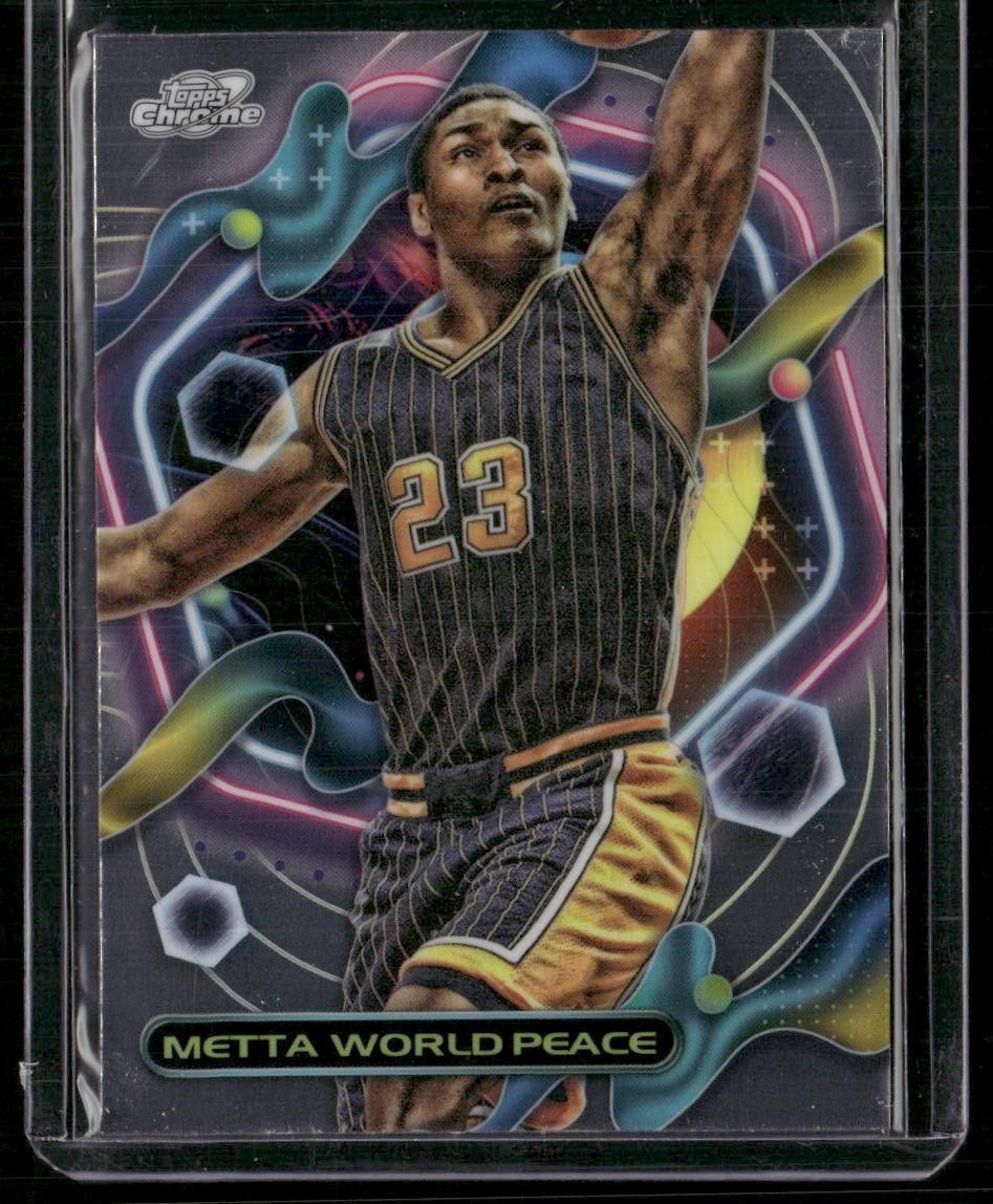 2023-24 Topps Chrome Cosmic #52 Metta World Peace