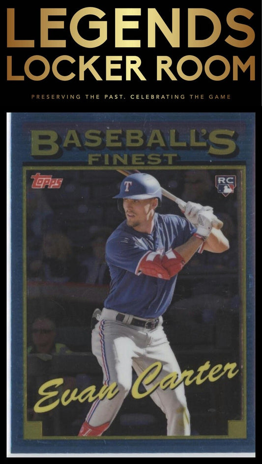 2024 Finest #93-21 Evan Carter What If... 1993 Finest Prototype