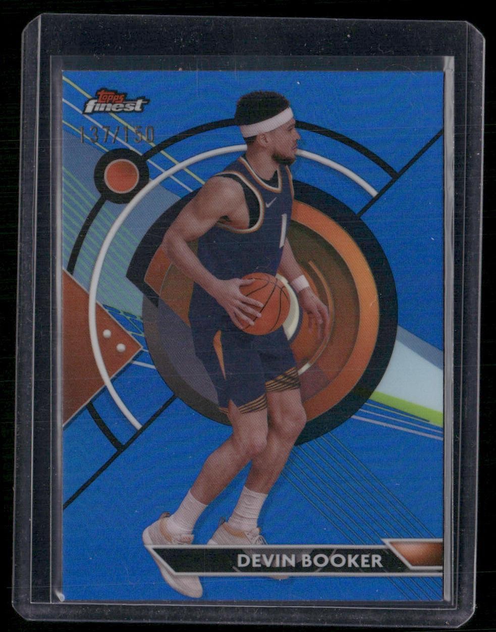 2023-24 Finest #40 Devin Booker Blue Refractors #/150