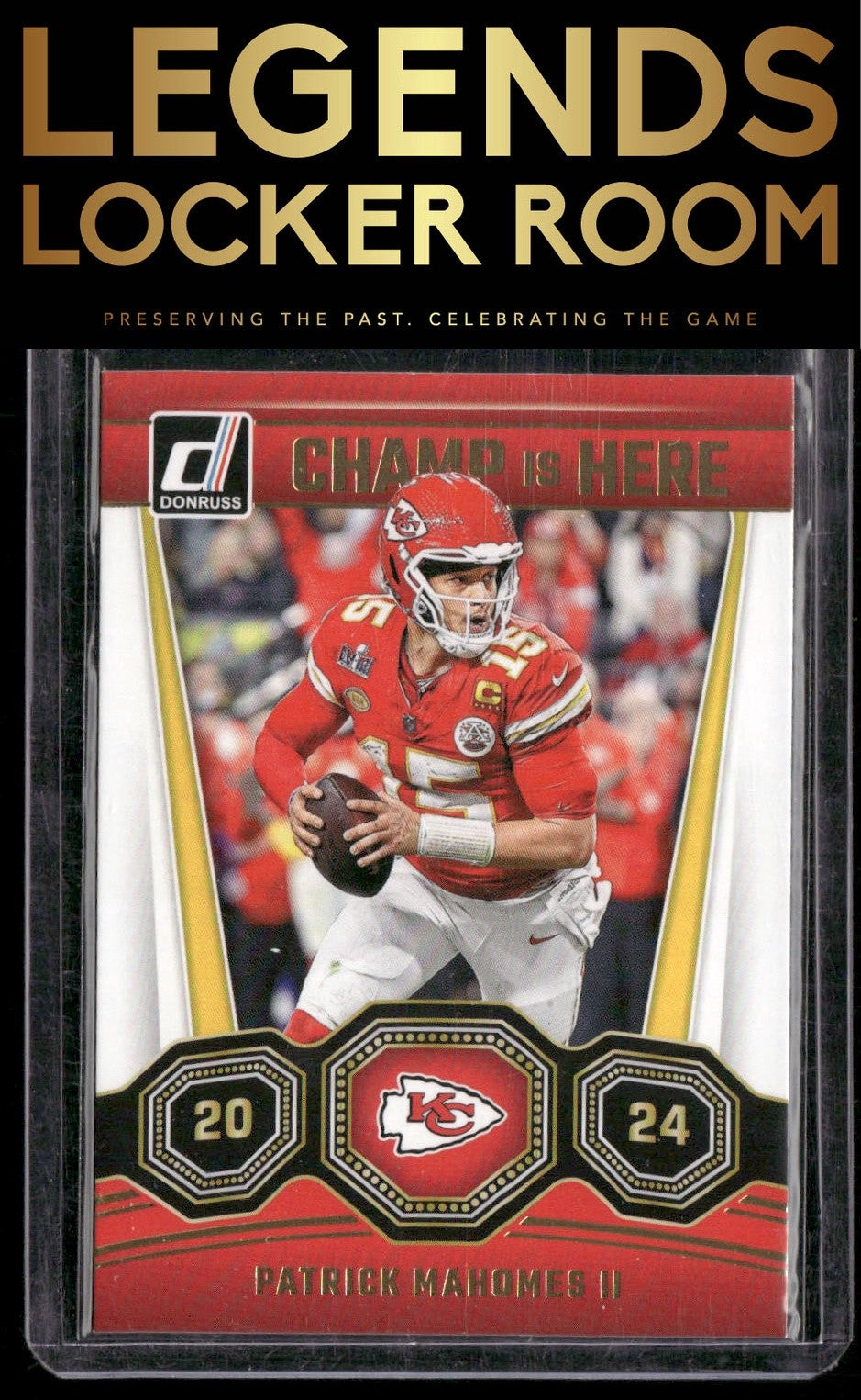 2024 Donruss #1 Patrick Mahomes II Champ is Here