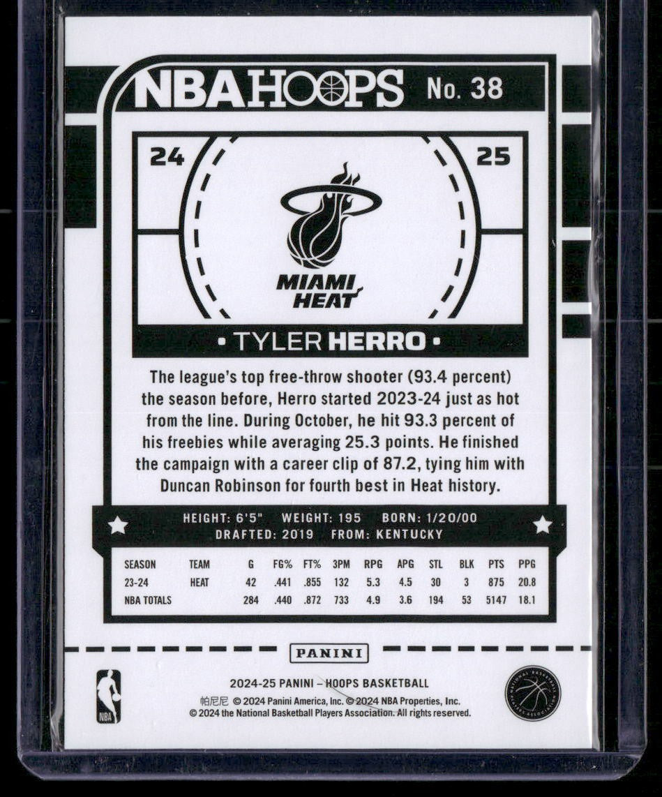 2024-25 Hoops #38 Tyler Herro
