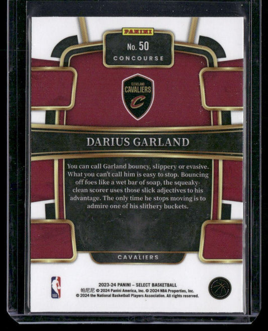 2023-24 Panini Select #50 Darius Garland