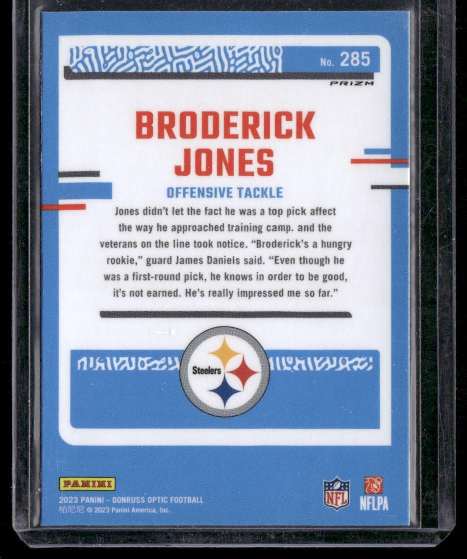2023 Donruss Optic #285 Broderick Jones Holo