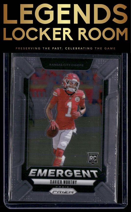 2024 Panini Prizm #7 Xavier Worthy Emergent