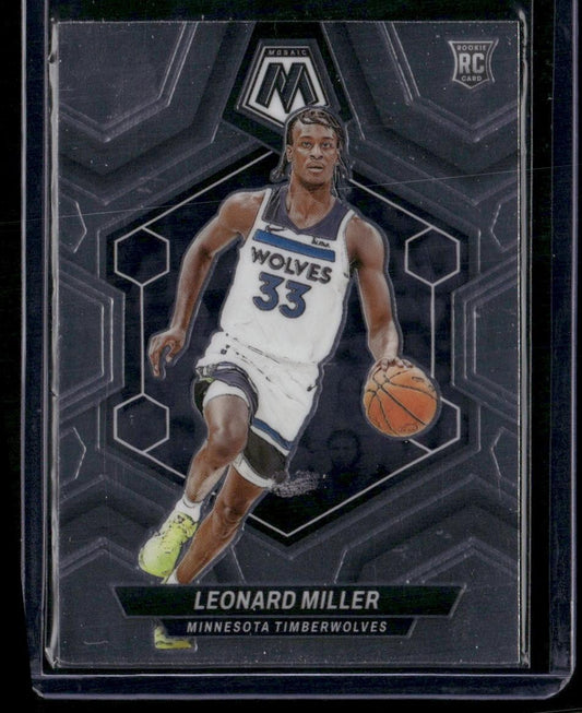 2023-24 Panini Mosaic #213 Leonard Miller