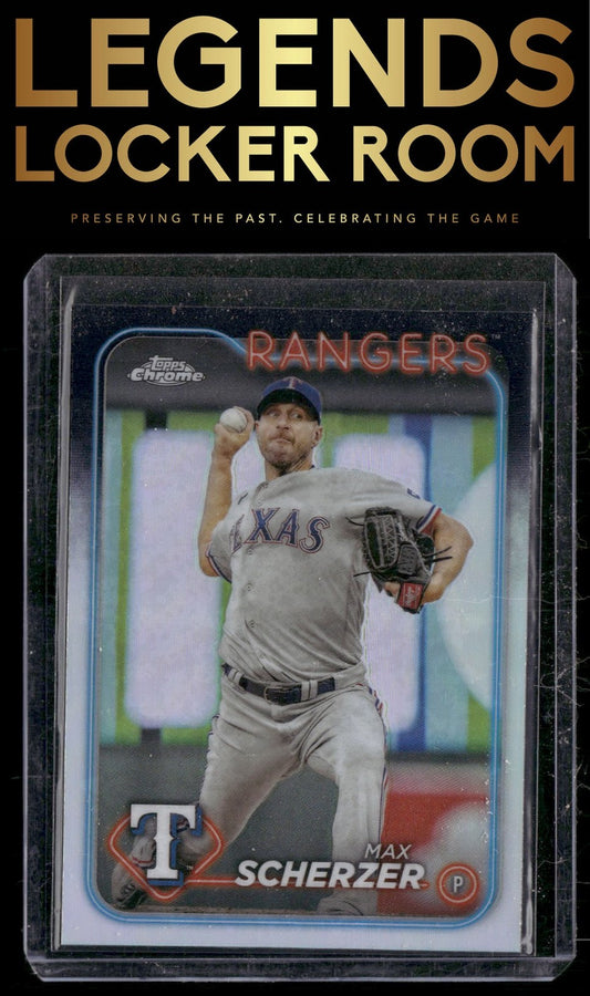 2024 Topps Chrome #37 Max Scherzer Refractors