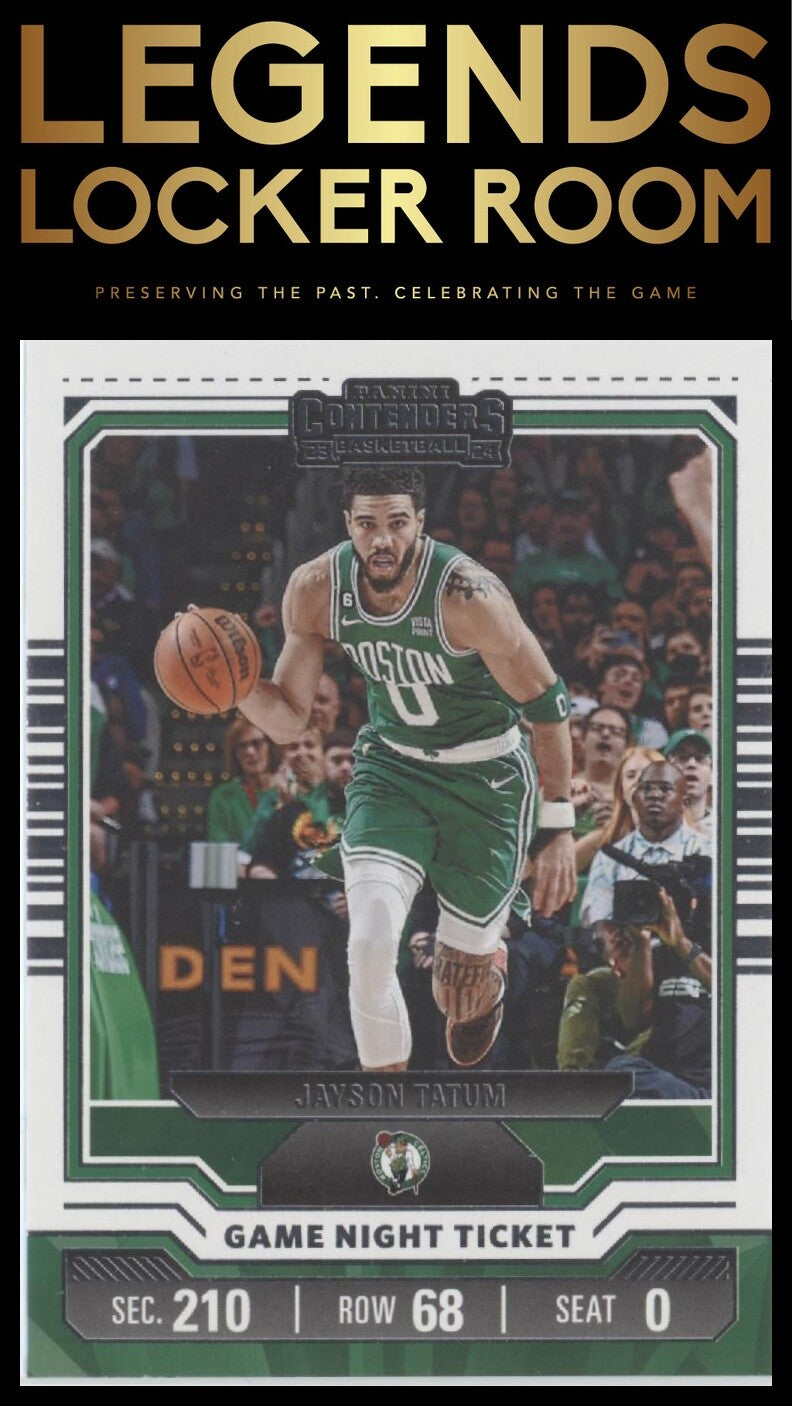 2023-24 Panini Contenders #16 Jayson Tatum Game Night Ticket