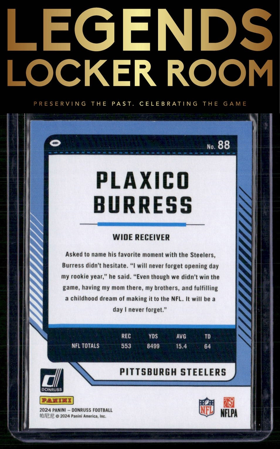 2024 Donruss #88 Plaxico Burress