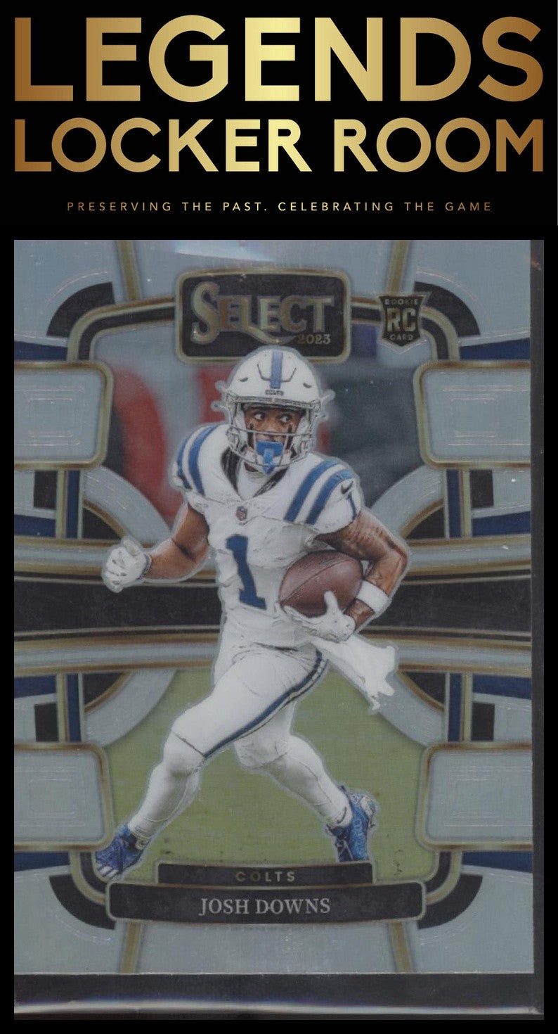 2023 Panini Select #44 Josh Downs Silver Prizms
