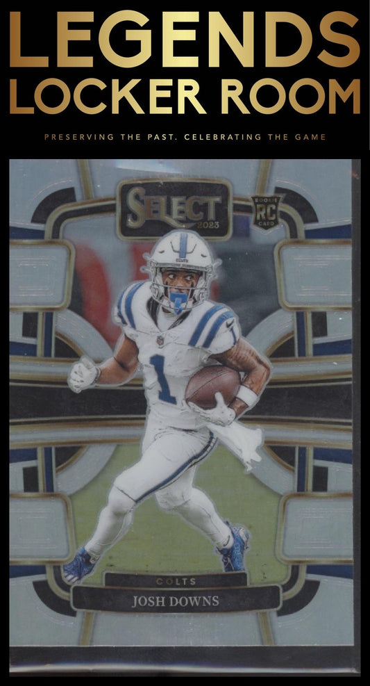 2023 Panini Select #44 Josh Downs Silver Prizms