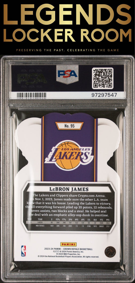 2023 Panini Crown Royale #95 Lebron James PSA 6