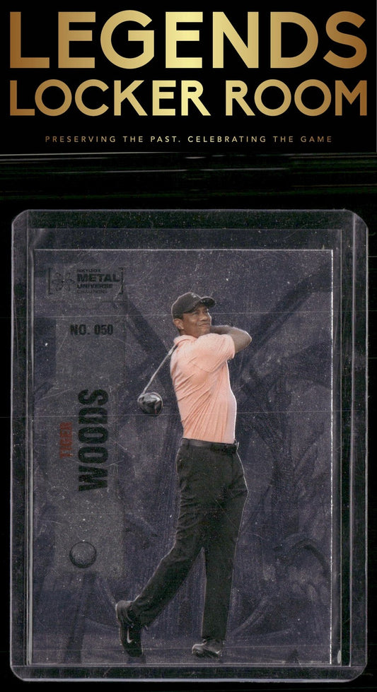 2022 SkyBox Metal Universe Champions #050 Tiger Woods