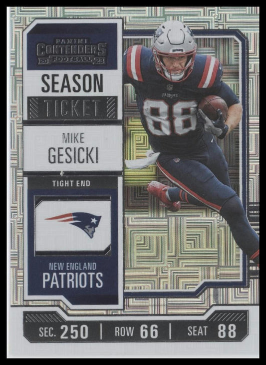 2023 Panini Contenders #70 Mike Gesicki Season Ticket Retail
