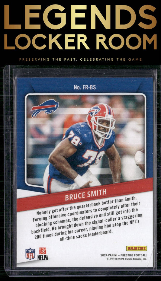 2024 Panini Prestige #FR-BS Bruce Smith For the Record