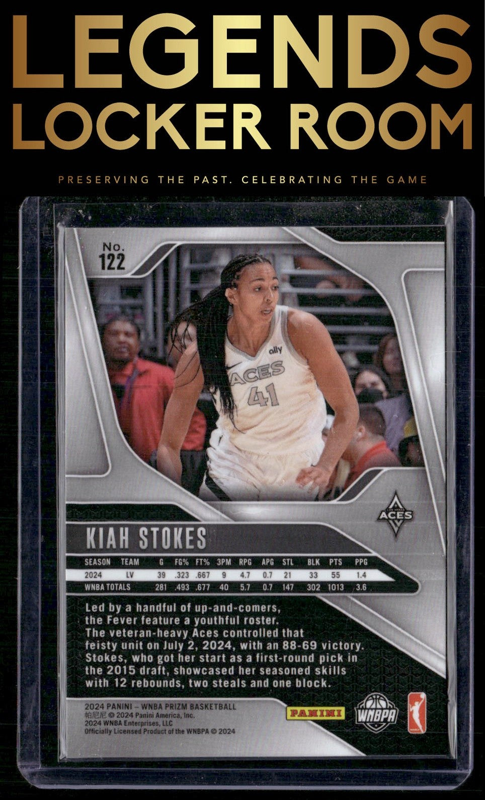 2024 Panini Prizm WNBA #122 Kiah Stokes