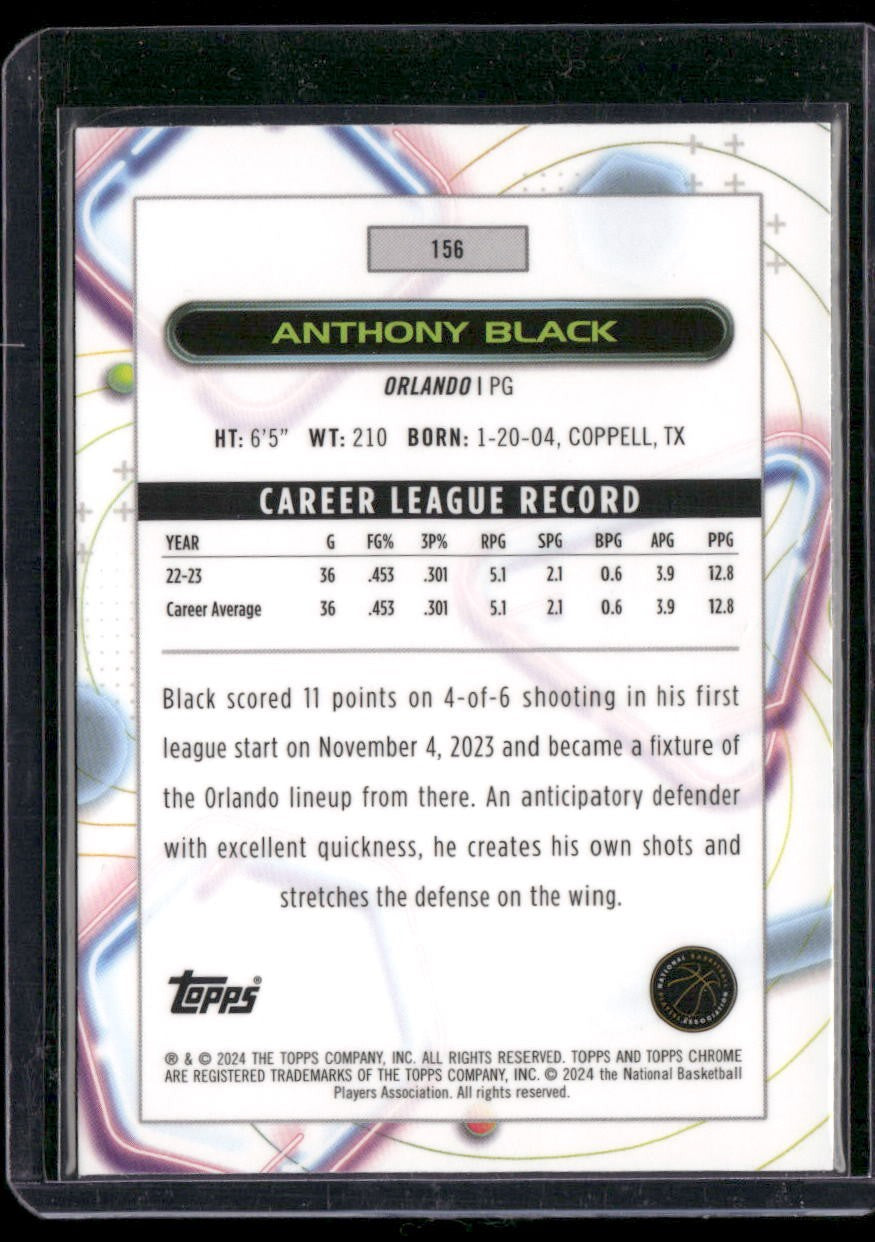 2023-24 Topps Chrome Cosmic #156 Anthony Black