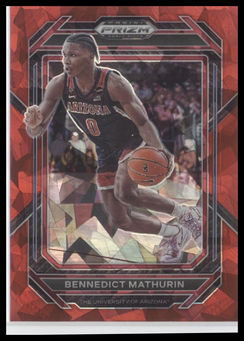 2023 Panini Prizm Draft Picks #82 Bennedict Mathurin Red Ice