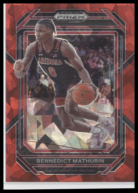 2023 Panini Prizm Draft Picks #82 Bennedict Mathurin Red Ice