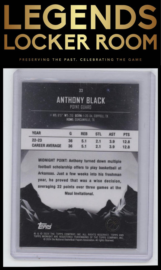 2023-24 Topps Midnight #33 Anthony Black