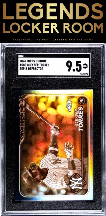 2024 Topps Chrome #280 Gleyber Torres Sepia Ref. SGC 9.5