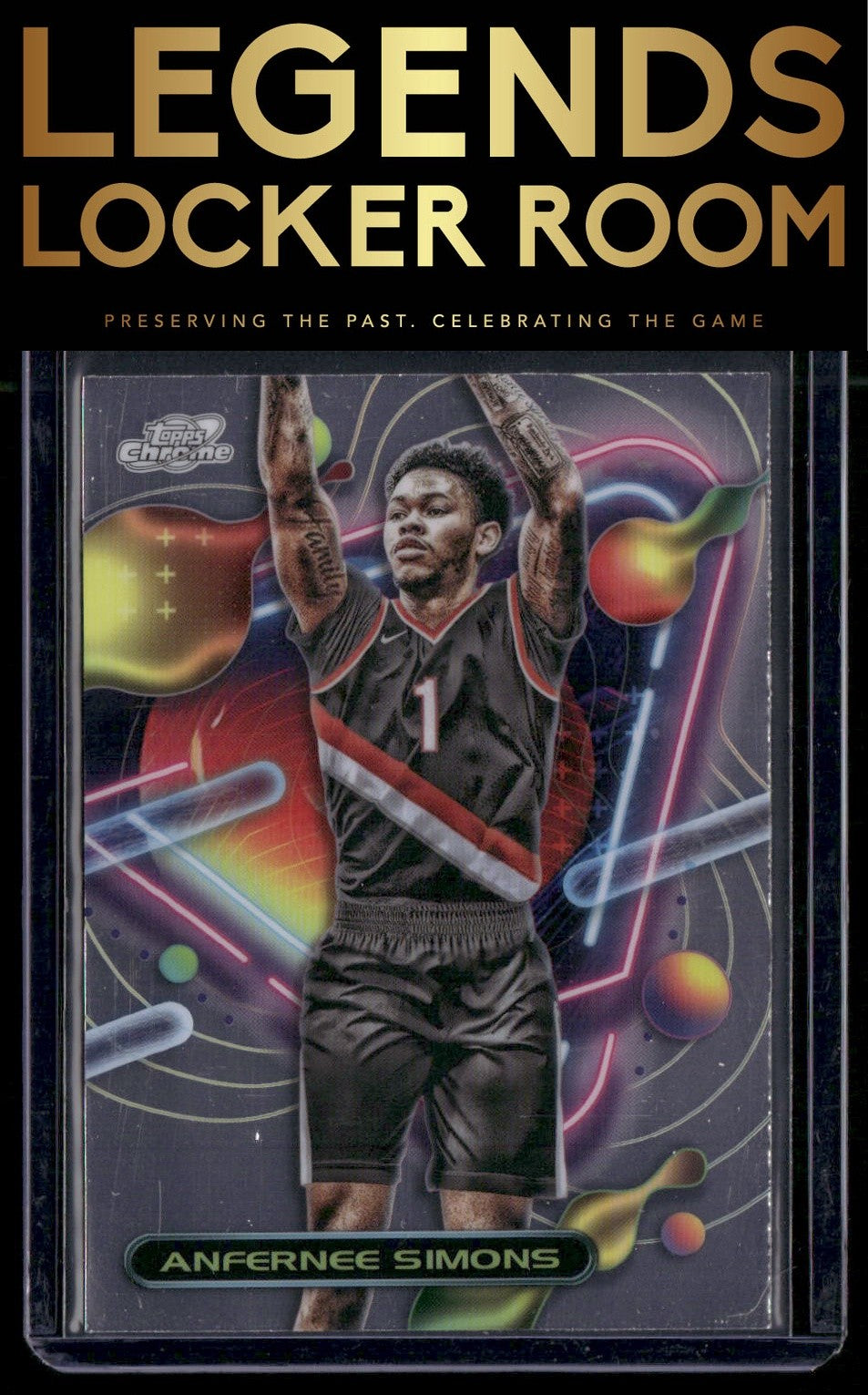2023-24 Topps Chrome Cosmic #104 Anfernee Simons