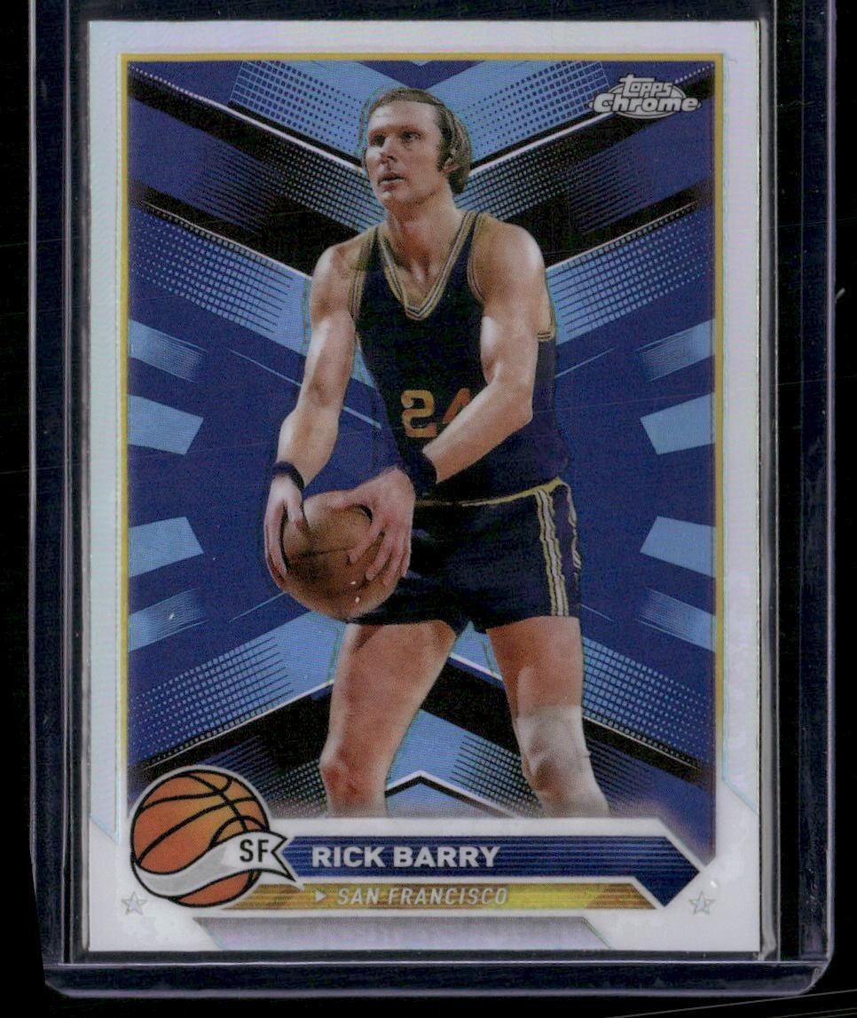 2023-24 Topps Chrome #193 Rick Barry Refractors