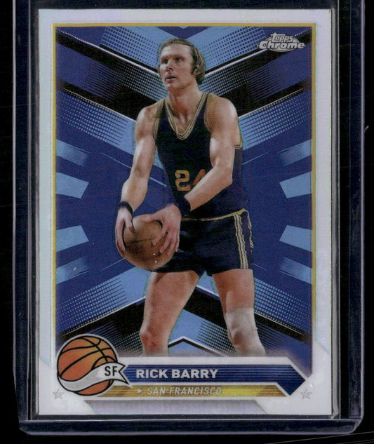 2023-24 Topps Chrome #193 Rick Barry Refractors