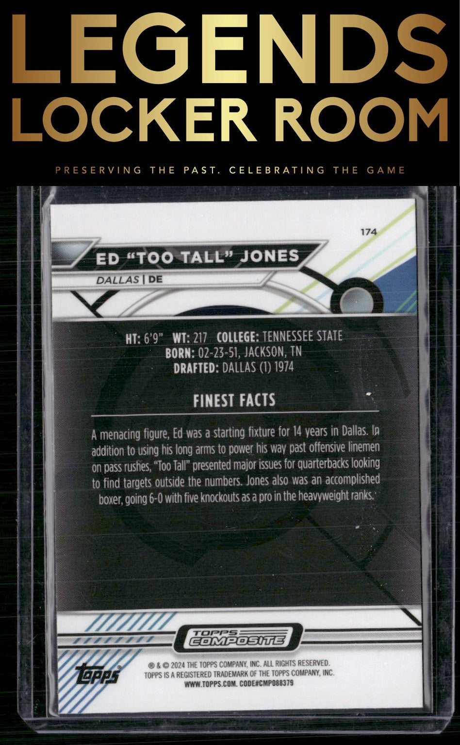 2023 Topps Composite #174 Ed "Too Tall" Jones