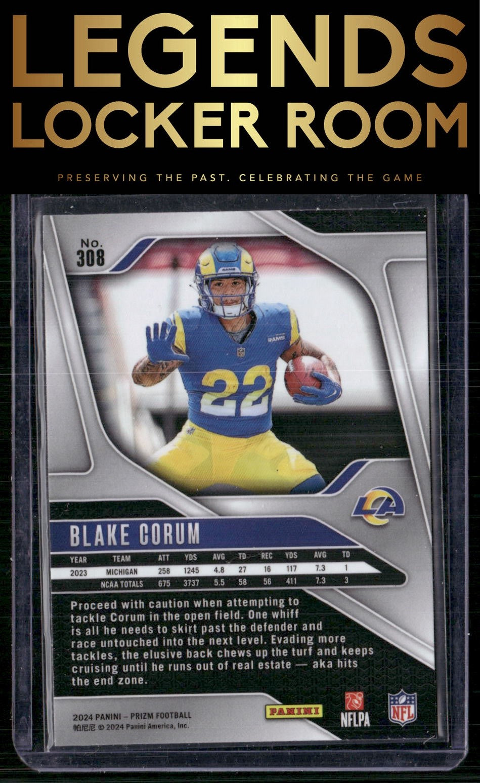 2024 Panini Prizm #308 Blake Corum